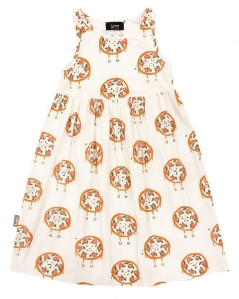 Hebe - Dress With Pizza Print (SS23067)