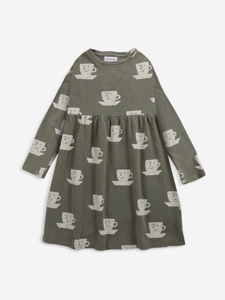 Bobo Choses -  Cup Of Tea All Over midi dress (221AC097)