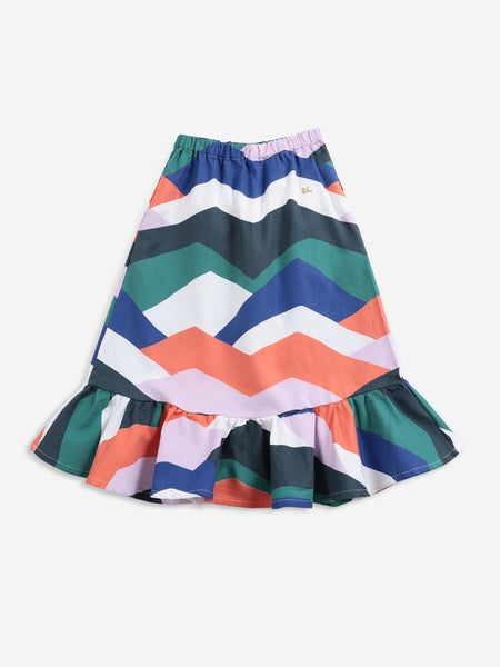 Bobo Choses -  Multi color block woven midi skirt