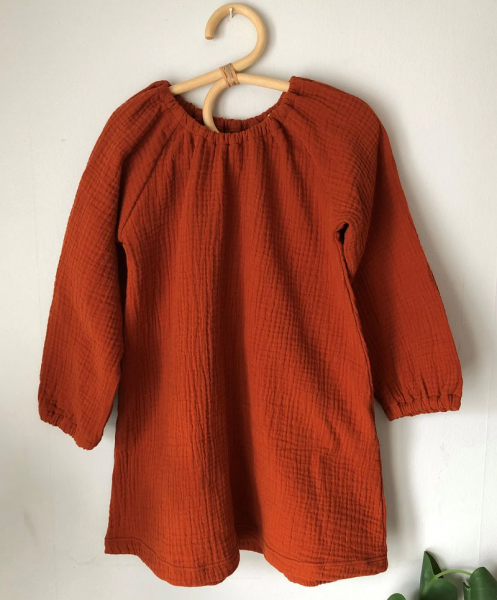 Taini Clothing - Lumo dress, rust