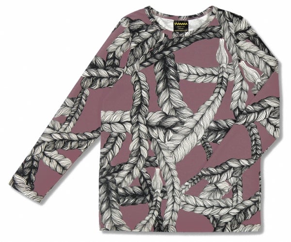 Vimma - LS shirt Braid Berry