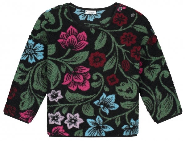 Copy of Daily Brat - Fuzzy Teddy Leopard Sweater, Camel