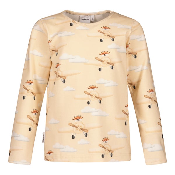 METSOLA - FUN DAY SHIRT LS, SAND