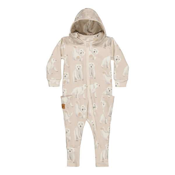 METSOLA - Polar Bears Jumpsuit, Sand