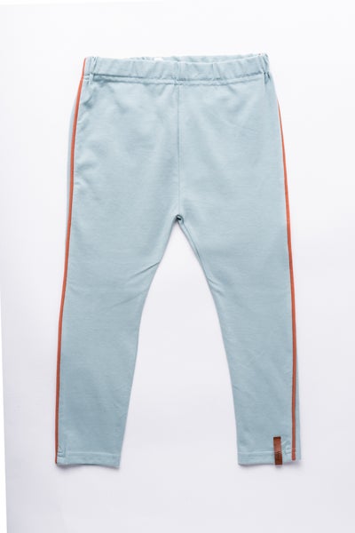 MIVI Kids - Leggings piping Blue Surf