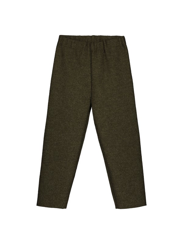 Mainio -  Boiled Wool pants, dark green (11006)