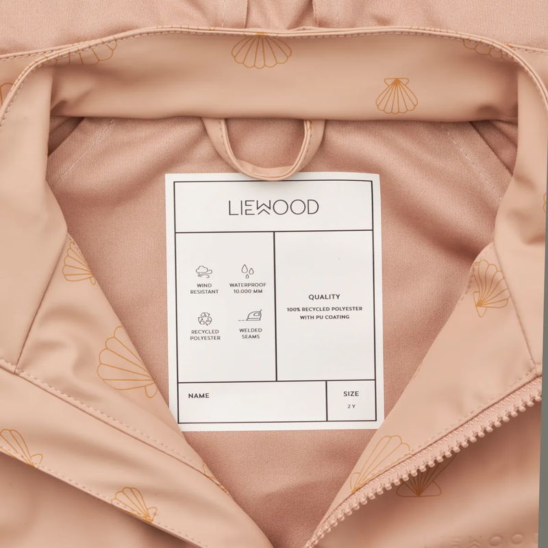 Liewood - Melodi Rain Wear Set, Seashell