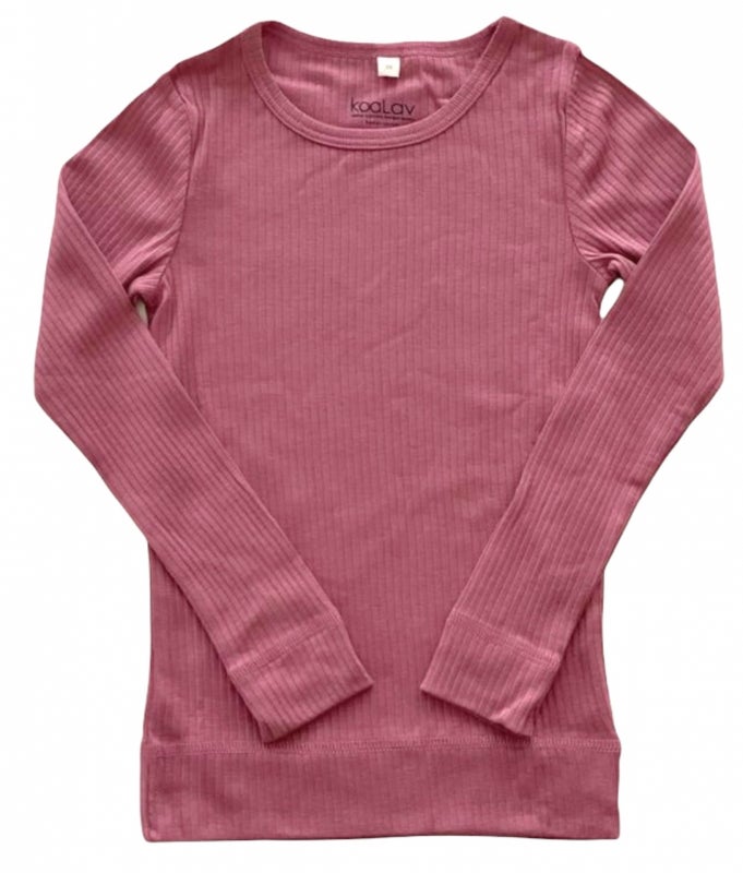 KoaLav - Rib Shirt, Rose Dust