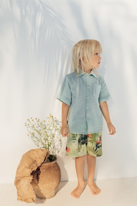 Hebe - Shortsit Green, Palm