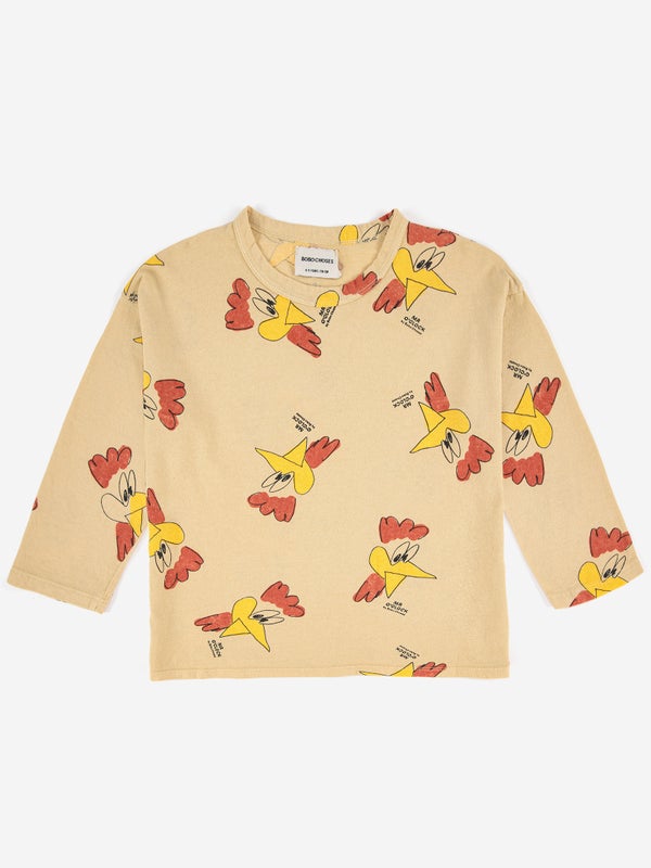 Bobo Choses - Mr O'clock all over long sleeve T-shirt (222AC019)