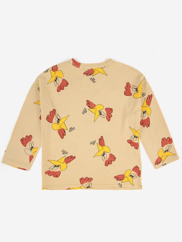 Bobo Choses - Mr O'clock all over long sleeve T-shirt (222AC019)