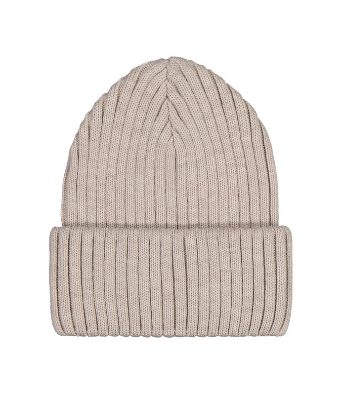 Mainio - Rib beanie, sand grey (33146)