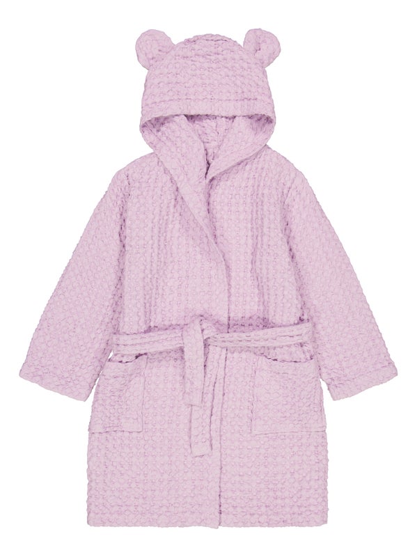 Metsola - Teddy Lasten Kylpytakki/Icy Lilac