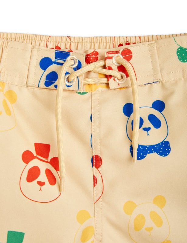 Mini Rodini - Panda swim shorts, Beige