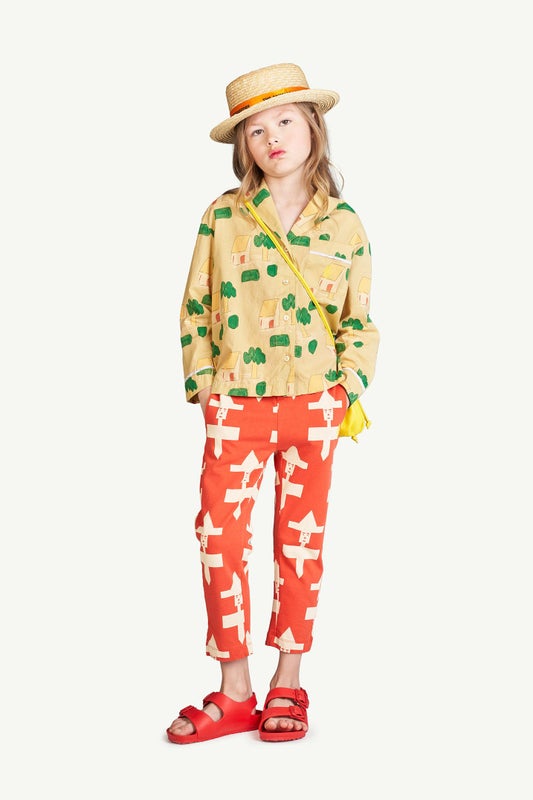 TAO - Red Geometric Camaleon Pants