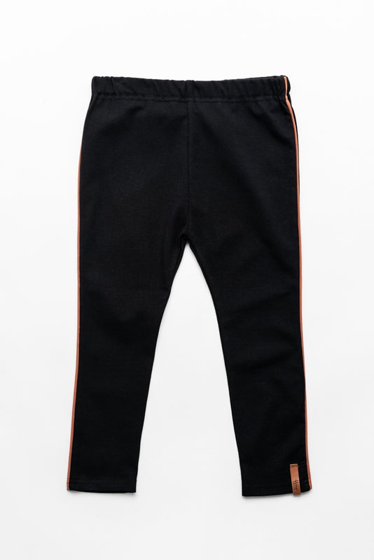 MIVI Kids - Leggings Piping Deep Black