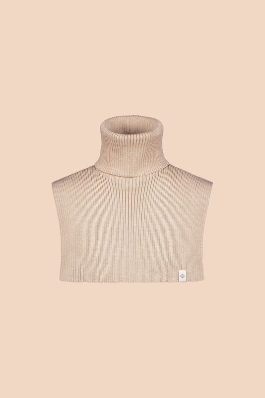 Kaiko - Rib Neck Warmer, Light Sand